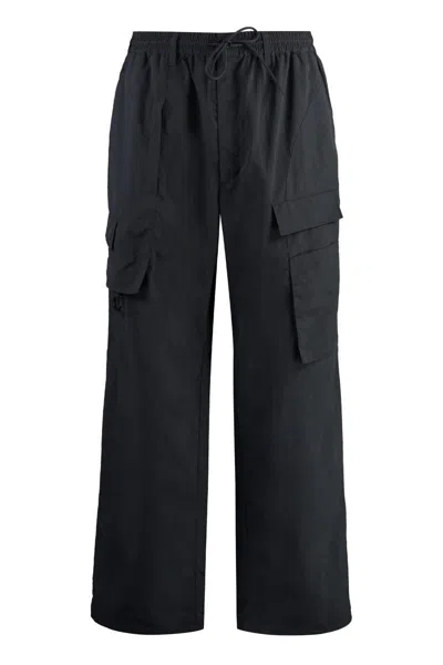 Y-3 Adidas Technical Fabric Pants In Black
