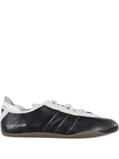 Y-3 Adidas Tokyo Leather Sneakers Shoes In Black