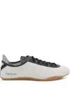 Y-3 Low-profile Leather Sneakers With Iconic 3-stripes