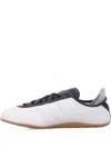 Y-3 Low-profile Leather Sneakers With Iconic 3-stripes In White