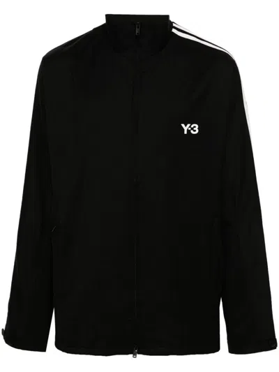 Y-3 Adidas Track Jacket Full Zip Clothing In Black