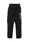 Y-3 Logo Trackpants Cuffed Bottoms In Black