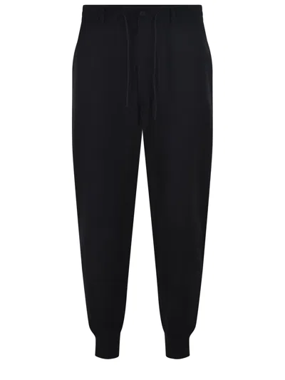 Y-3 X Adidas Logo-print Track Pants In Black