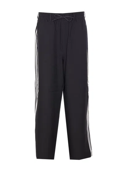 Y-3 Adidas Trousers In Black