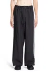 Y-3 3-stripes Logo Trousers In Black