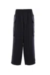 Y-3 M Sp Un Crg Pnt Recycled Polyester Trousers In Black