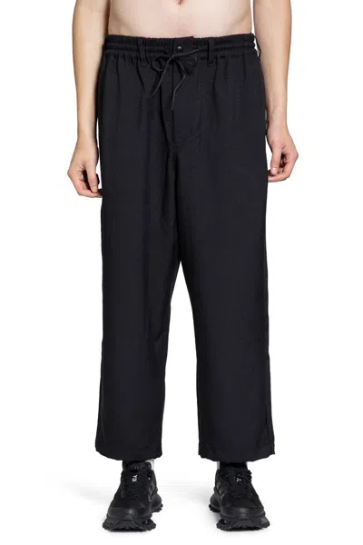 Y-3 Adidas Trousers In Black