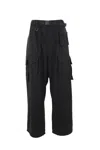 Y-3 Adidas Trousers In Black