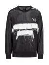 Y-3 Roundneck Graphic Sweater In Black