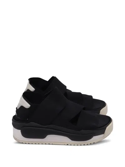 Pre-owned Y-3 Adidas Vintage Hokori Strappy Sandals In Black