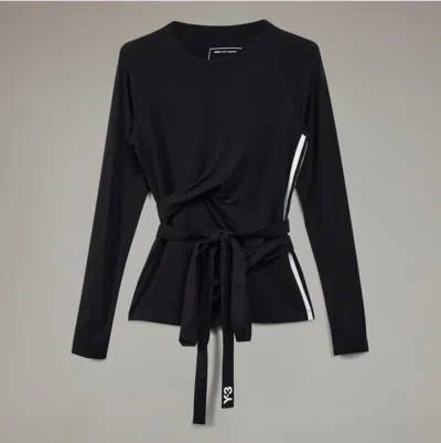 Y-3 Adidas W Tnc Ls Tee In Black