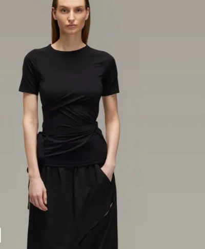 Y-3 Adidas W Tnc Ss Tee In Black