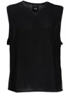 Y-3 Waffle Vest In Black