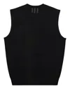 Y-3 X Adidas Graphic Knit Vest In Black