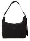 Y-3 Large Body Duffel Bag With External Pocket In Black