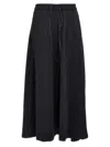 Y-3 3-stripes Skirt With Drawstring And Elastic Waistband In Black