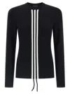 Y-3 Viscose And Recycled Polyester T-shirt In Black