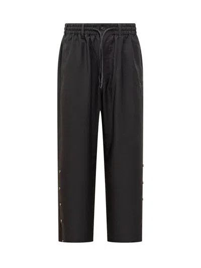 Y-3 Sport Uniform 3-stripes Pants In Black