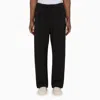 Y-3 ADIDAS Y-3 BLACK AND WHITE TRACK TROUSERS WITH LOGO