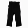 Y-3 ADIDAS Y 3 BLACK AND WHITE TRACK TROUSERS WITH LOGO