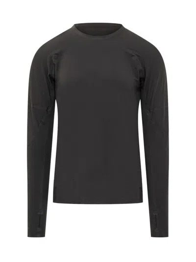Y-3 Long-sleeve Panelled Sweatshirt In Black