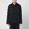 Y-3 Adidas Y 3 Black Sport Uniform Patch Jacket