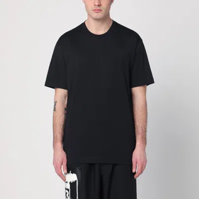 Y-3 Adidas Y 3 Black T Shirt With Graphic Print