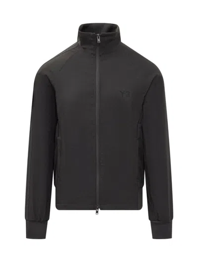 Y-3 Adidas  Black Track Jacket With Zip