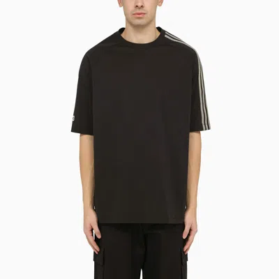 Y-3 Adidas  Crew-neck T-shirt With Logo In Black
