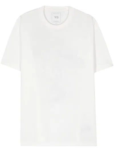 Y-3 Adidas  Graphic Short Sleeve T-shirt In White