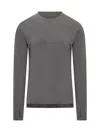 Y-3 Adidas  Long Sleeve Technical Jersey In Gray