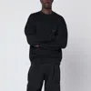 Y-3 Adidas Y 3 Black Crewneck Sweatshirt With Logo In Black