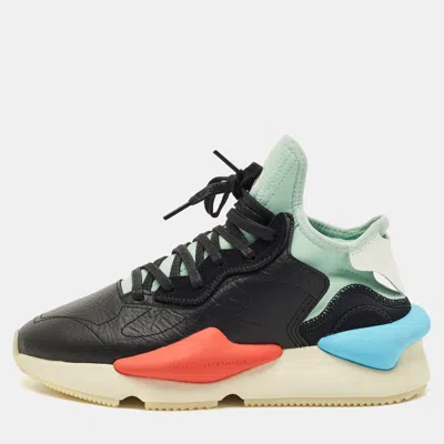 Pre-owned Y-3 Adidas  Multicolor Leather And Fabric Kaiwa Sneakers Size 39 1/3