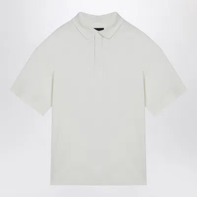 Y-3 Adidas  Off Over Polo Shirt In White