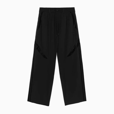 Y-3 Logo-print Track Pants In Black