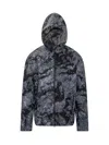 Y-3 Tie-dye Windbreaker Jacket In Blue