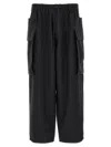 Y-3 Cargo Pants With Button Detail And Pockets