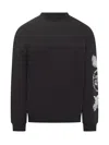 Y-3 Adidas Cloud-print Crew-neck Sweatshirt Clothing In Black