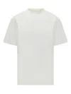 Y-3 Crewneck Graphic Print Oversize Short Sleeve T-shirt In White