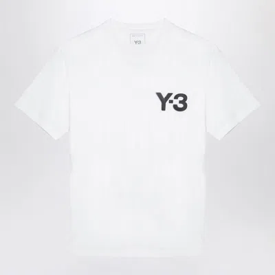 Y-3 Adidas  T-shirt With Logo In White