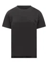 Y-3 Fitted Crewneck Short Sleeve Running T-shirt In Black