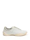 Y-3 Adidas Regu Leather Sneakers In White
