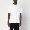 Y-3 White Cotton T-shirt With Logo In White