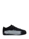Y-3 Nizzastar Lq Paint-splatter Sneakers In Black