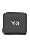 Y-3 Zipper Wallet In Black