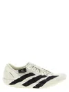 Y-3 Round-toe Sneakers With Iconic Contrast Stripes In White