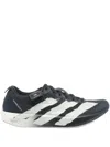 Y-3 Round Toe Sneakers With Iconic Contrast Stripes In Black