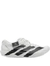 Y-3 Round-toe Sneakers With Iconic Contrast Stripes In White