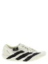 Y-3 Round-toe Sneakers With Iconic Contrast Stripes In White