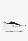 Y-3 Adios Pro 3.0 Lx Grey Leather Sneakers In Gray